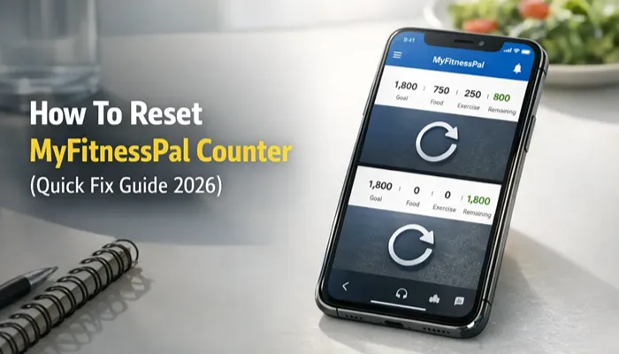 how to reset myfitnesspal counter quick fix guide 2026